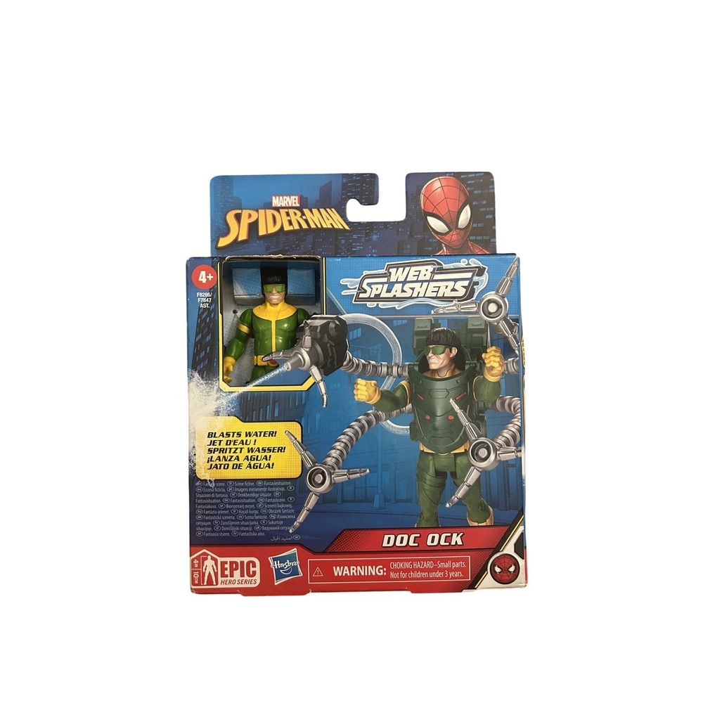 Hasbro Spider-Man Doc Ock Action Figure 4in Green NEW Web Splashers F8296‎